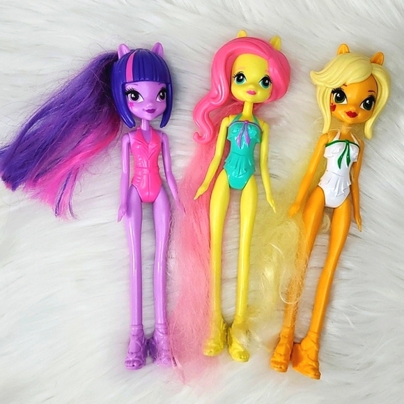 2014 9.5" My Little Pony Doll Bundle of 3 Twilight Sparkle Pinky Pie Apple Jack - Picture 3 of 16